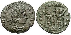 1 Follis /  AE4 Römische Kaiserzeit (27BC-395) Bronze Constans I (320-350)
