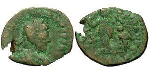 1 Follis /  AE4 Western Roman Empire (285-476) Bronze Valentinian III (419-455)