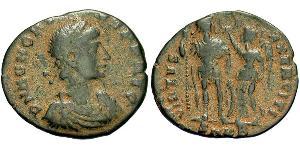 1 Follis /  AE4 Western Roman Empire (285-476) Bronze Honorius  (384-423)