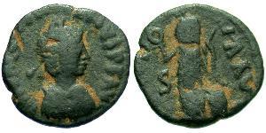 1 Follis /  AE4 Western Roman Empire (285-476) Bronze Valentinian III (419-455)