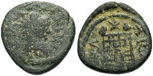 1 Follis /  AE4 Western Roman Empire (285-476) Bronze Valentinian III (419-455)