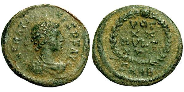 1 Follis /  AE4 Western Roman Empire (285-476) Bronze Gratian (359-383)