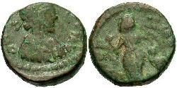 1 Follis /  AE4 Weströmisches Reich (285-476) Bronze Valentinian III (419-455)