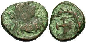 1 Follis /  AE4 Weströmisches Reich (285-476) Bronze Valentinian III (419-455)