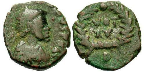 1 Follis /  AE4 Weströmisches Reich (285-476) Bronze Valentinian III (419-455)