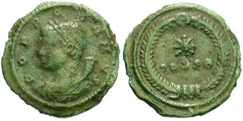 1 Follis /  AE4 Impero romano (27BC-395) Bronzo Costantino I (272 - 337)