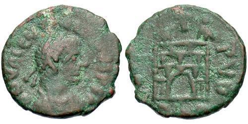 1 Follis /  AE4 Western Roman Empire (285-476) 青铜 瓦伦丁尼安三世