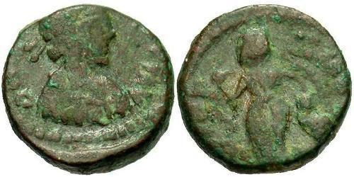 1 Follis /  AE4 Western Roman Empire (285-476) 青铜 瓦伦丁尼安三世