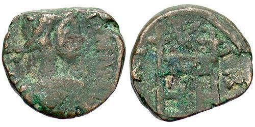 1 Follis /  AE4 Western Roman Empire (285-476) 青铜 瓦伦丁尼安三世