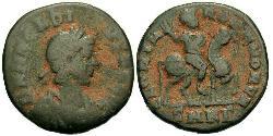 1 Follis /  AE4 拜占庭帝国 青铜 阿卡狄奧斯