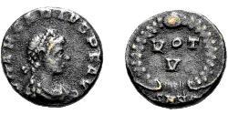 1 Follis /  AE4 拜占庭帝国 青铜 阿卡狄奧斯