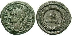 1 Follis /  AE4 羅馬帝國 青铜 君士坦丁大帝