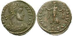 1 Follis /  AE4 羅馬帝國 青铜 君士坦提烏斯二世