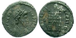 1 Follis /  AE4 羅馬帝國 青铜 Theodosius I (347-395)
