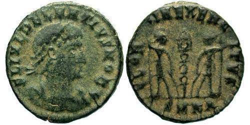 1 Follis /  AE4 羅馬帝國 青铜 Dalmatius (?-337)