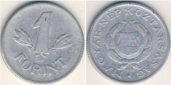1 Forint Hungary (1989 - ) Aluminium 