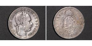 1 Forint Autriche-Hongrie (1867-1918) Argent Franz Joseph I (1830 - 1916)