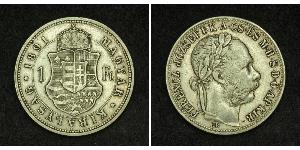 1 Forint Autriche-Hongrie (1867-1918) Argent Franz Joseph I (1830 - 1916)