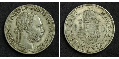 1 Forint Autriche-Hongrie (1867-1918) Argent Franz Joseph I (1830 - 1916)