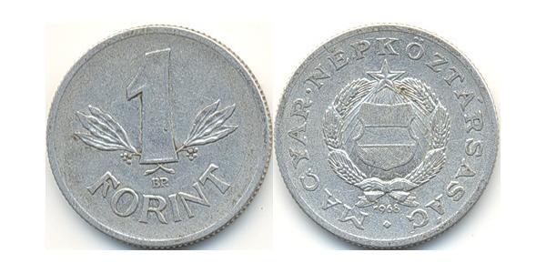 1 Forint République populaire de Hongrie (1949 - 1989) Argent/Aluminium 