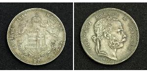 1 Forint Impero austro-ungarico (1867-1918) Argento Franz Joseph I (1830 - 1916)