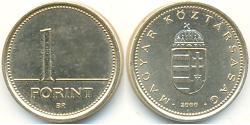 1 Forint Hungary (1989 - ) Brass 