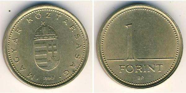 1 Forint Hungary (1989 - ) Copper/Nickel 