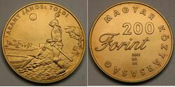 1 Forint Hungría Latón 