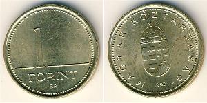 1 Forint Hungría (1989 - ) Latón 