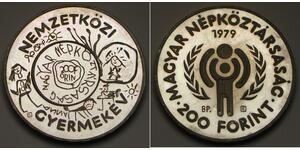 1 Forint Ungarn Silber 
