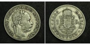 1 Forint Österreich-Ungarn (1867-1918) Silber Franz Joseph I (1830 - 1916)