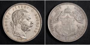 1 Forint Österreich-Ungarn (1867-1918) Silber Franz Joseph I (1830 - 1916)