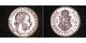 1 Forint Österreich-Ungarn (1867-1918) Silber Franz Joseph I (1830 - 1916)