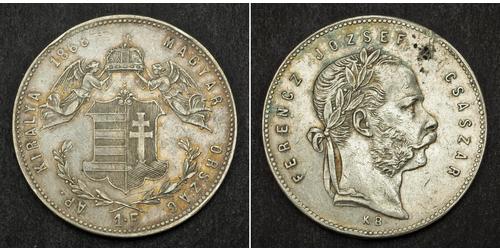 1 Forint Österreich-Ungarn (1867-1918) Silber Franz Joseph I (1830 - 1916)