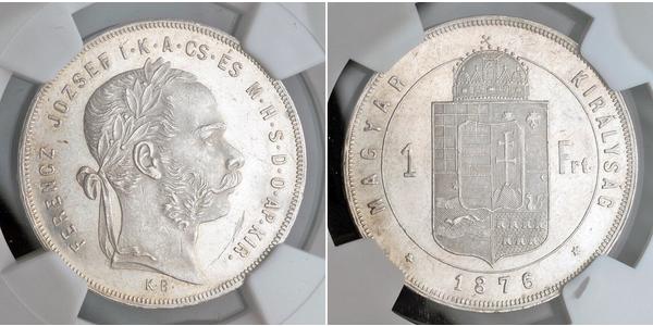 1 Forint Österreich-Ungarn (1867-1918) Silber Franz Joseph I (1830 - 1916)