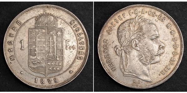 1 Forint Österreich-Ungarn (1867-1918) Silber Franz Joseph I (1830 - 1916)