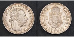 1 Forint Austria-Hungary (1867-1918) Silver Franz Joseph I (1830 - 1916)