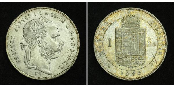 1 Forint Austria-Hungary (1867-1918) Silver Franz Joseph I (1830 - 1916)