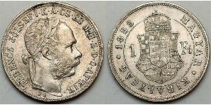 1 Forint Austria-Hungary (1867-1918)  Franz Joseph I (1830 - 1916)