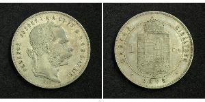 1 Forint 奥匈帝国 (1867 - 1918) 銀 弗朗茨·约瑟夫一世 (1830 - 1916)