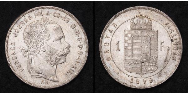 1 Forint 奥匈帝国 (1867 - 1918) 銀 弗朗茨·约瑟夫一世 (1830 - 1916)