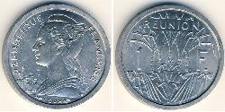 1 Franc Reunion Alluminio 