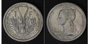 1 Franc French West Africa (1895-1958) Aluminium 