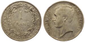 1 Franc Belgique Argent 