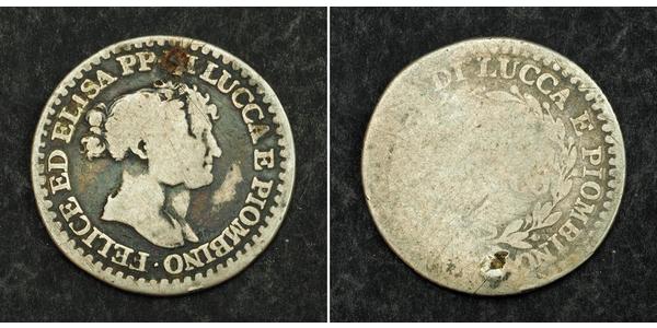 1 Franc Italian city-states Argent Charles-Félix de Savoie