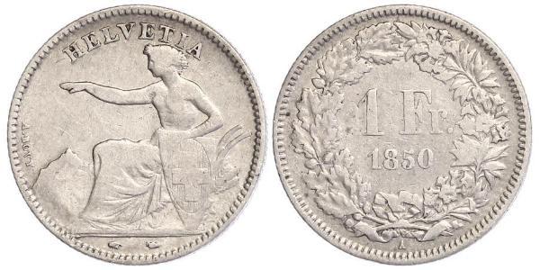 1 Franc Suisse Argent 