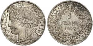 1 Franc Troisième République (1870-1940)  Argent 