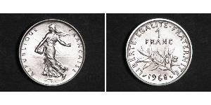 1 Franc France Argent/Cuivre/Nickel 