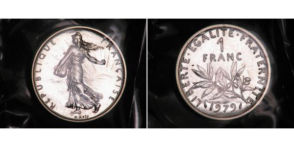 1 Franc France Argent/Cuivre/Nickel 