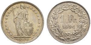 1 Franc Svizzera Argento 